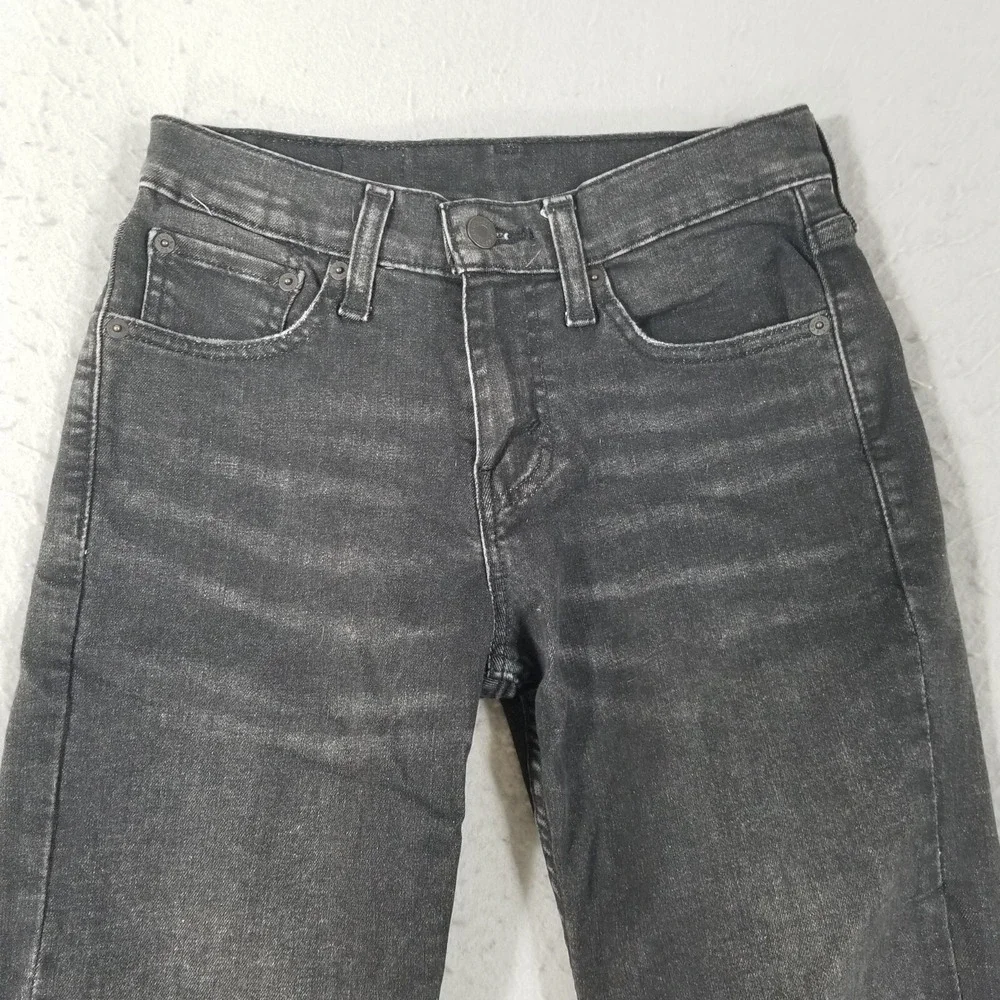 Levi's 511 jeans men's 28x32 skinny straight black stretch denim pants